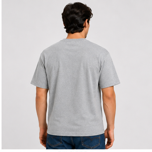 Unisex Classic Crew T-Shirt Grey Melange