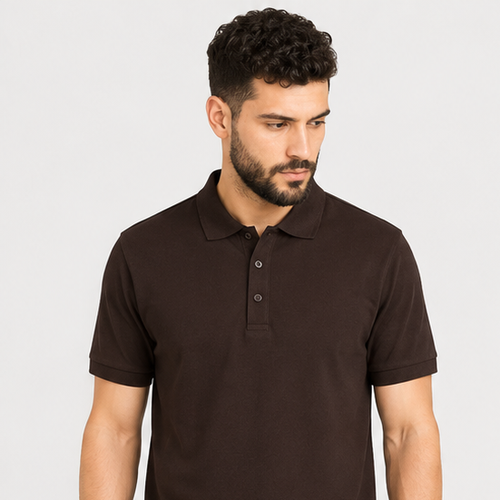 Men's Polo Coffee Brown 