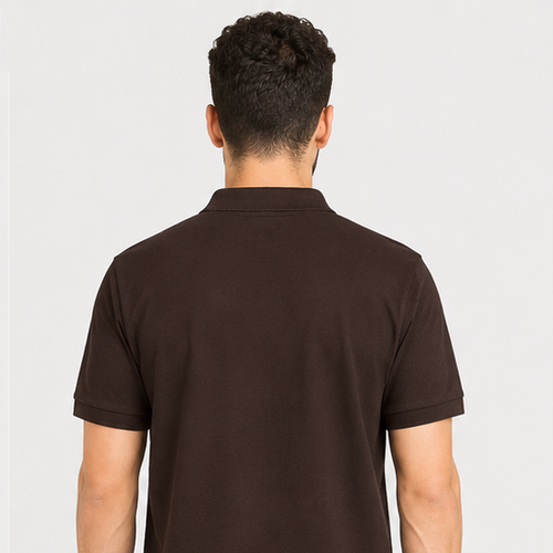 Men's Polo Coffee Brown 