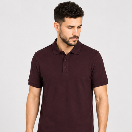 Men's Polo Maroon