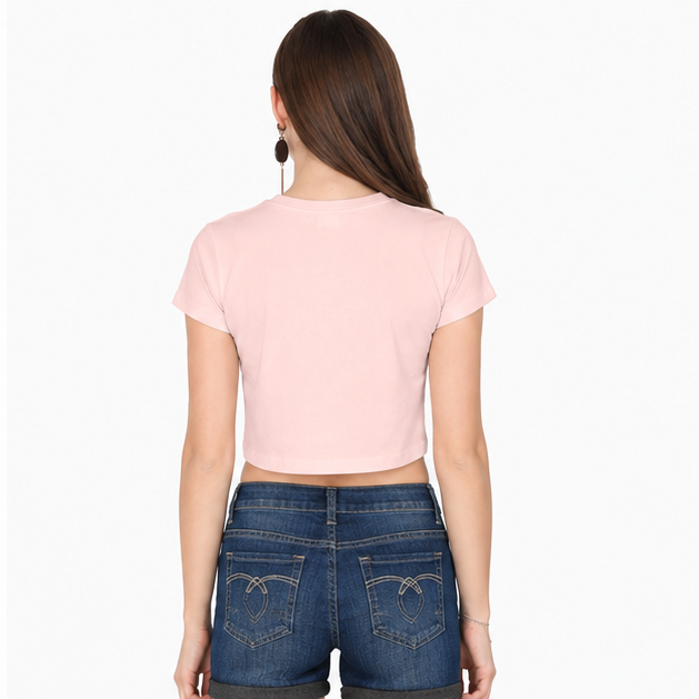 Crop Top Light Baby Pink