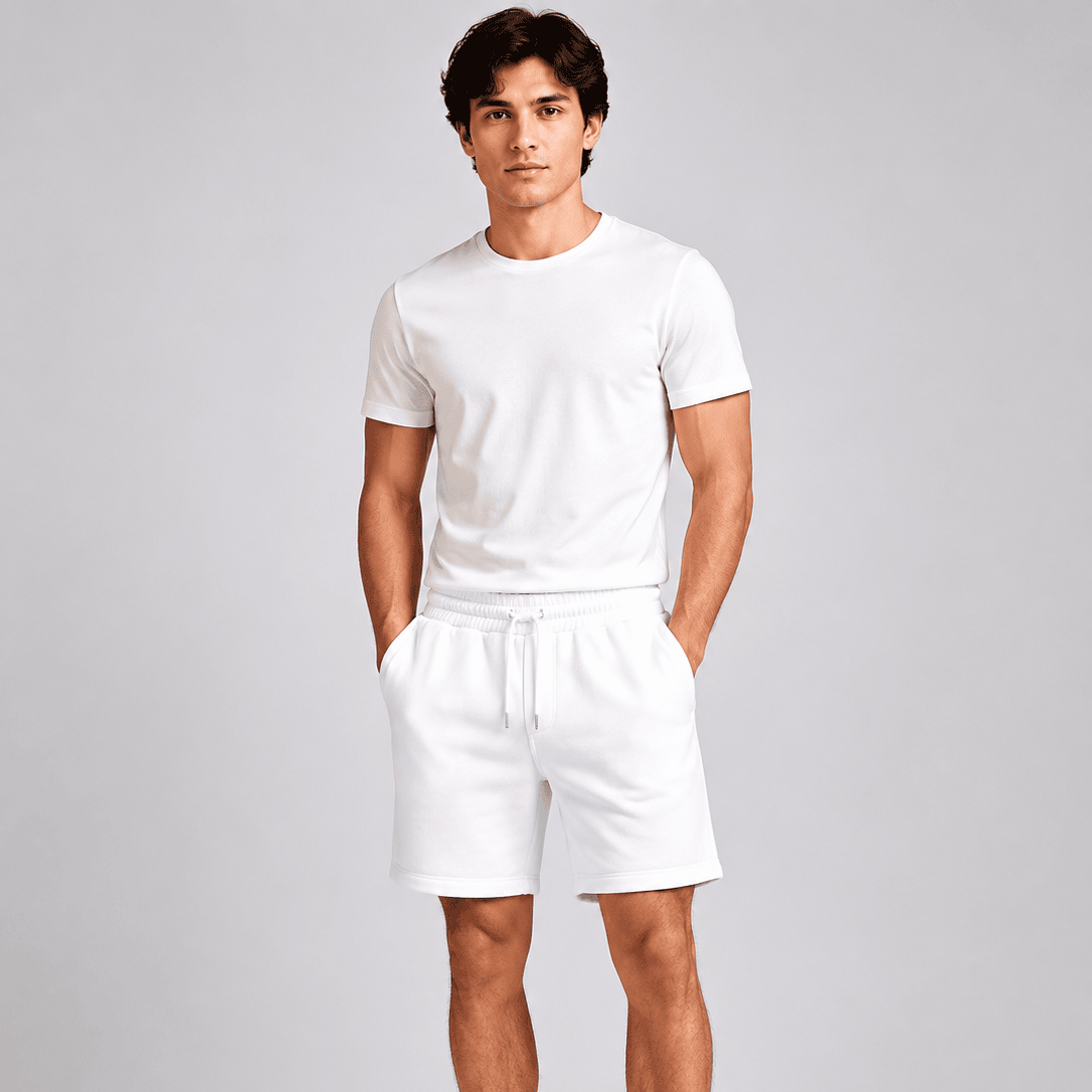 Terry Shorts White 