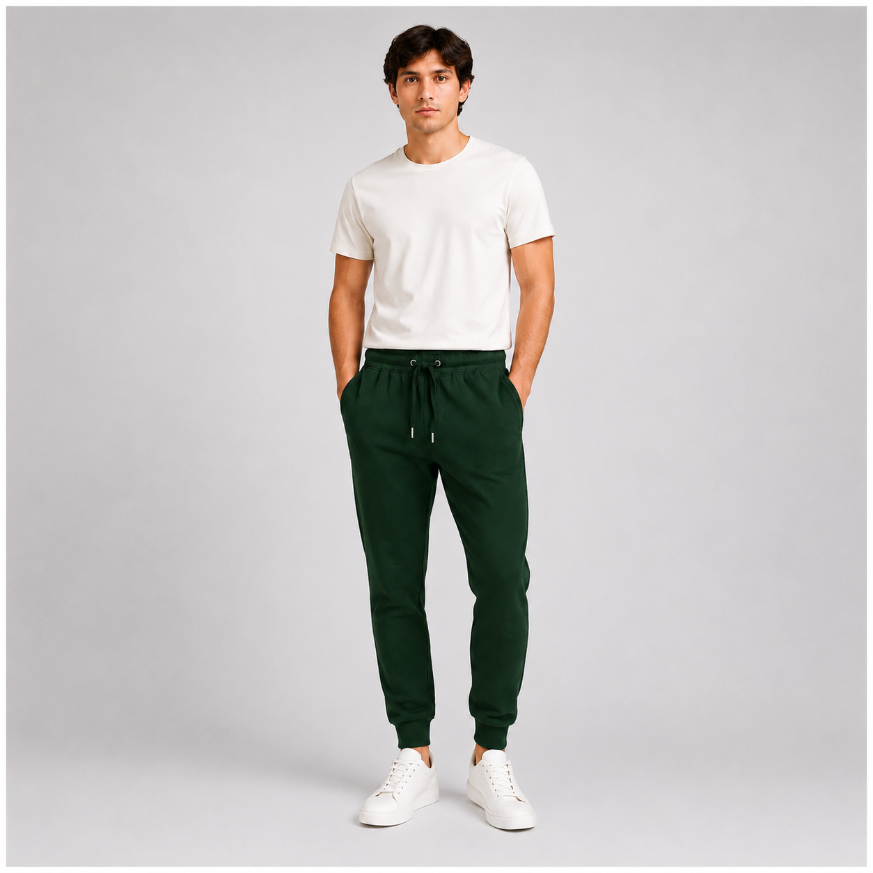 Unisex Joggers	Bottle Green 