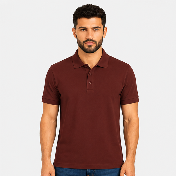 Men's Polo	Brick Red