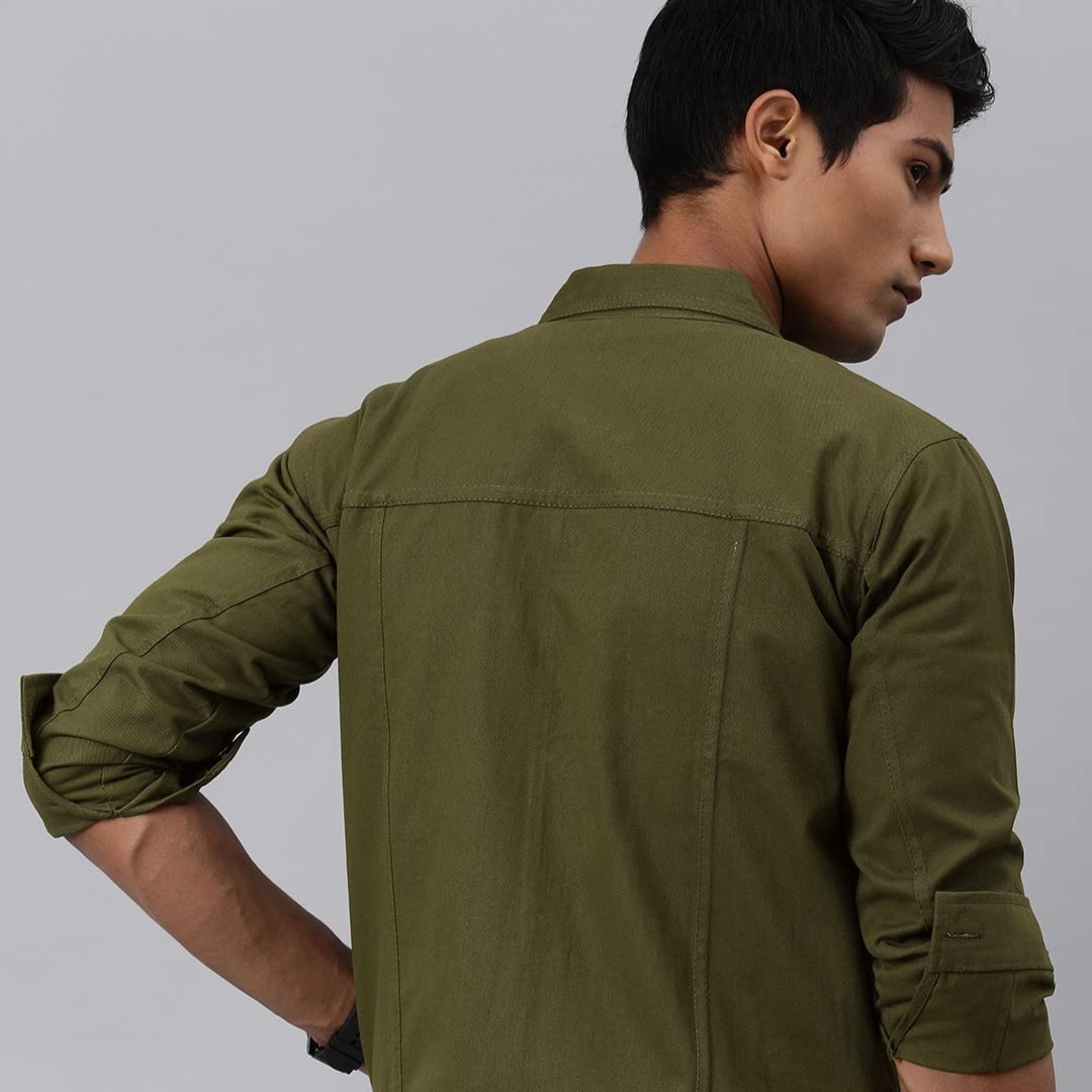 Men’s Denim Jacket Olive