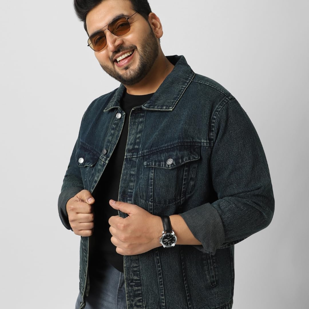 Men’s Dark Blue Denim Jacket