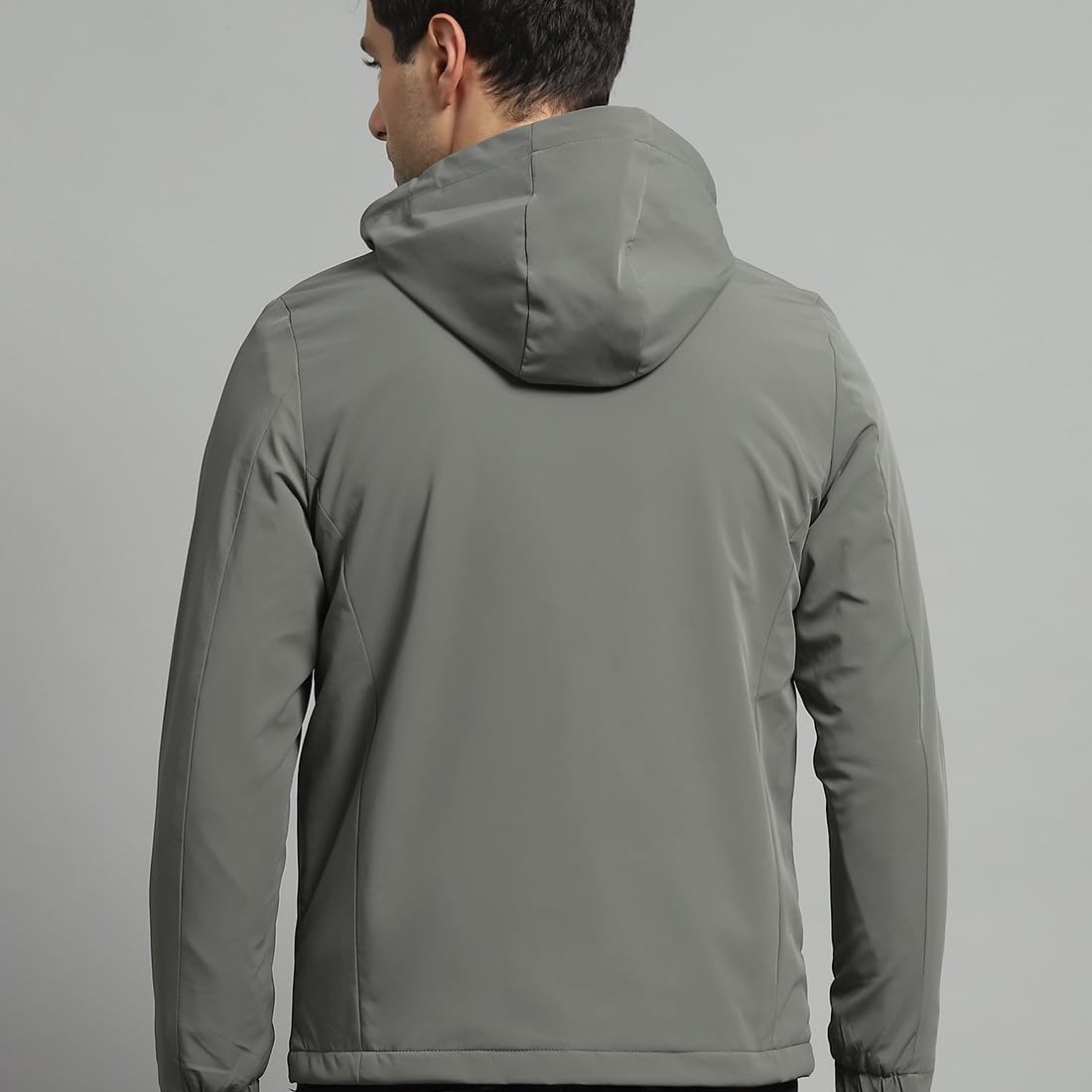 Full Sleeves Zipper Jacket Olive
