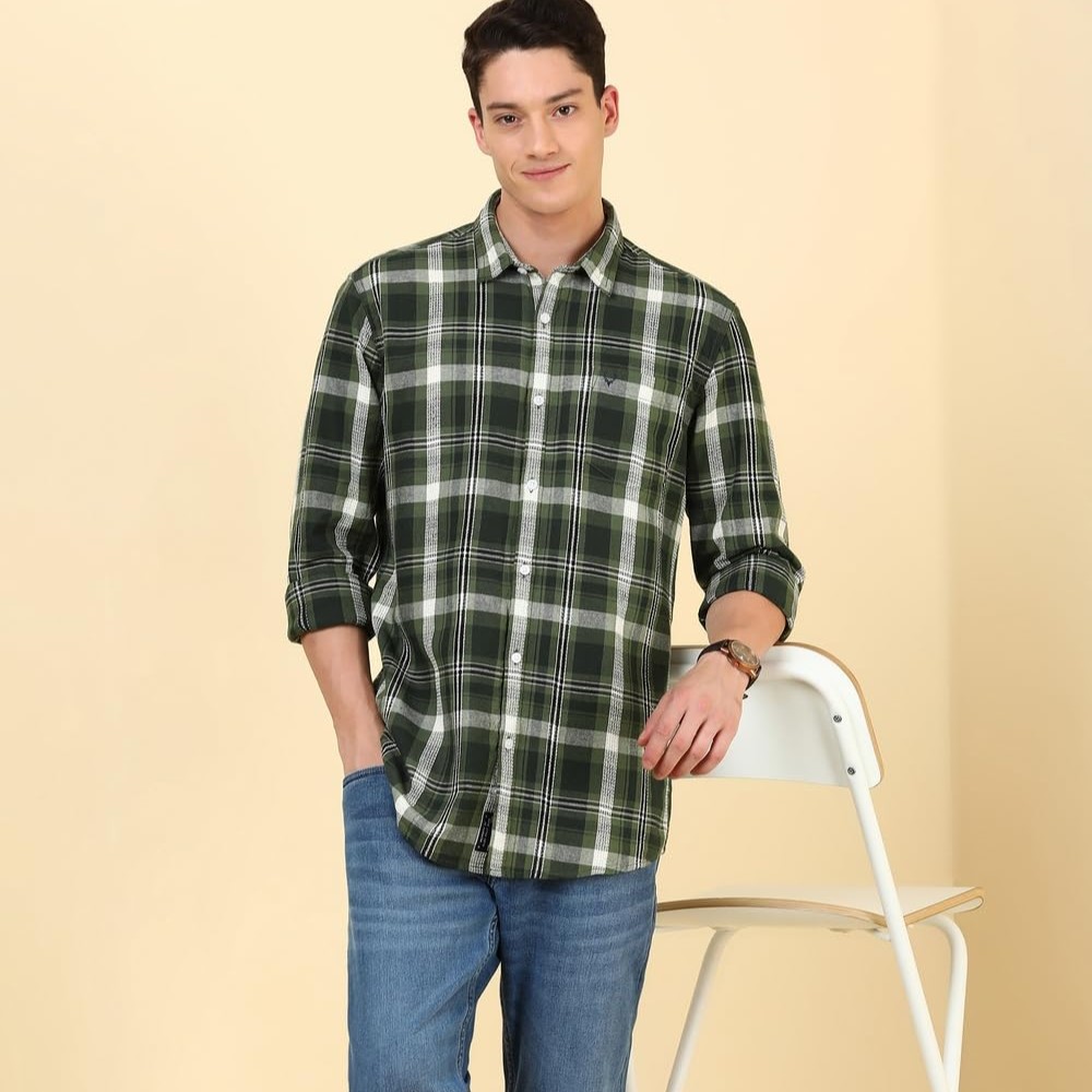 Men’s Checkered Regular Fit Shirt