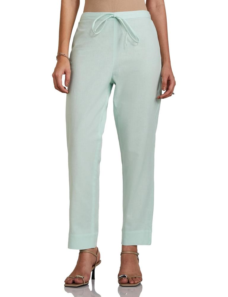 Myx Women Cotton Rich Slim Pants (Available in Plus Sizes)