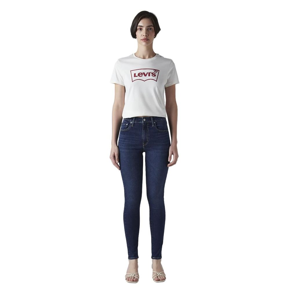 Women's 721 Dark-Blue Skinny fit high Rise Jeans