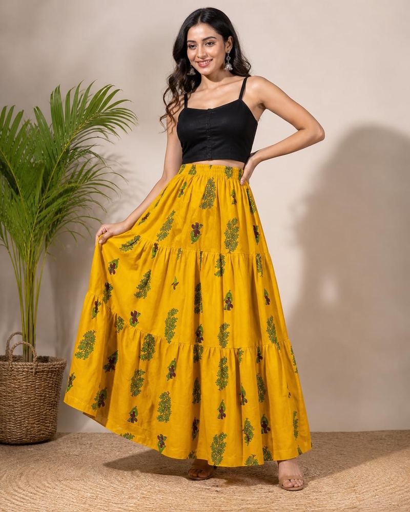 Rayon Skirt for Woman