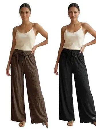 Khajuri Palazzo Pant for Women | Soft Flared Ethnic Bottom Wear